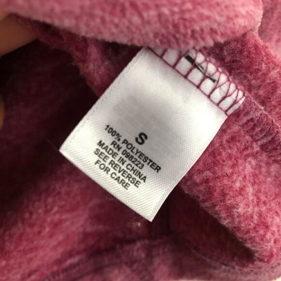 2/$30 BCG Red Plum Microfleece Pullover 1/4 zip Jacket - Picture 13 of 13
